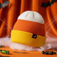 Candy Corn Cuffed Waffle Knit Beanie