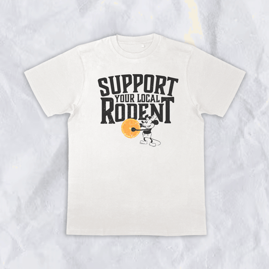 Support Your Local Rodent Orlando Florida Short Sleeve Tee Shirt