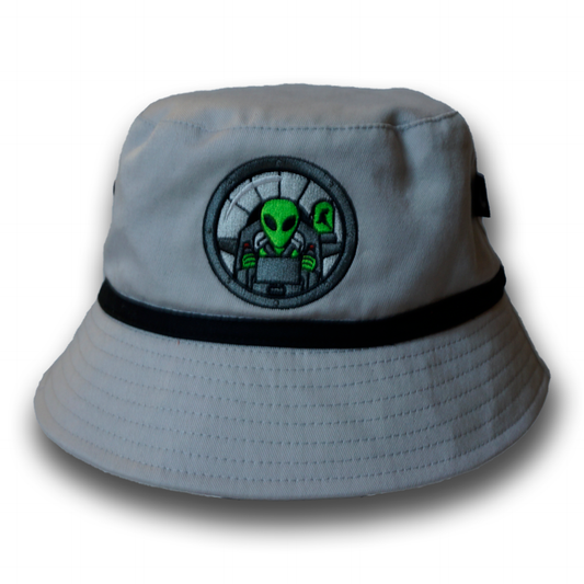 Alien Abduction UFO Bucket Hat